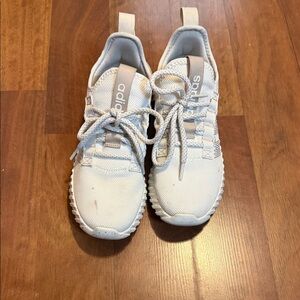 Adidas White and tan Sneakers